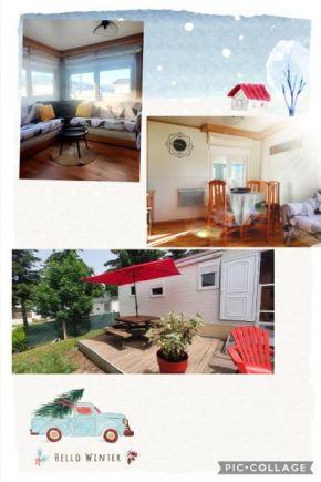 Mobil home dans camping Saillagouse